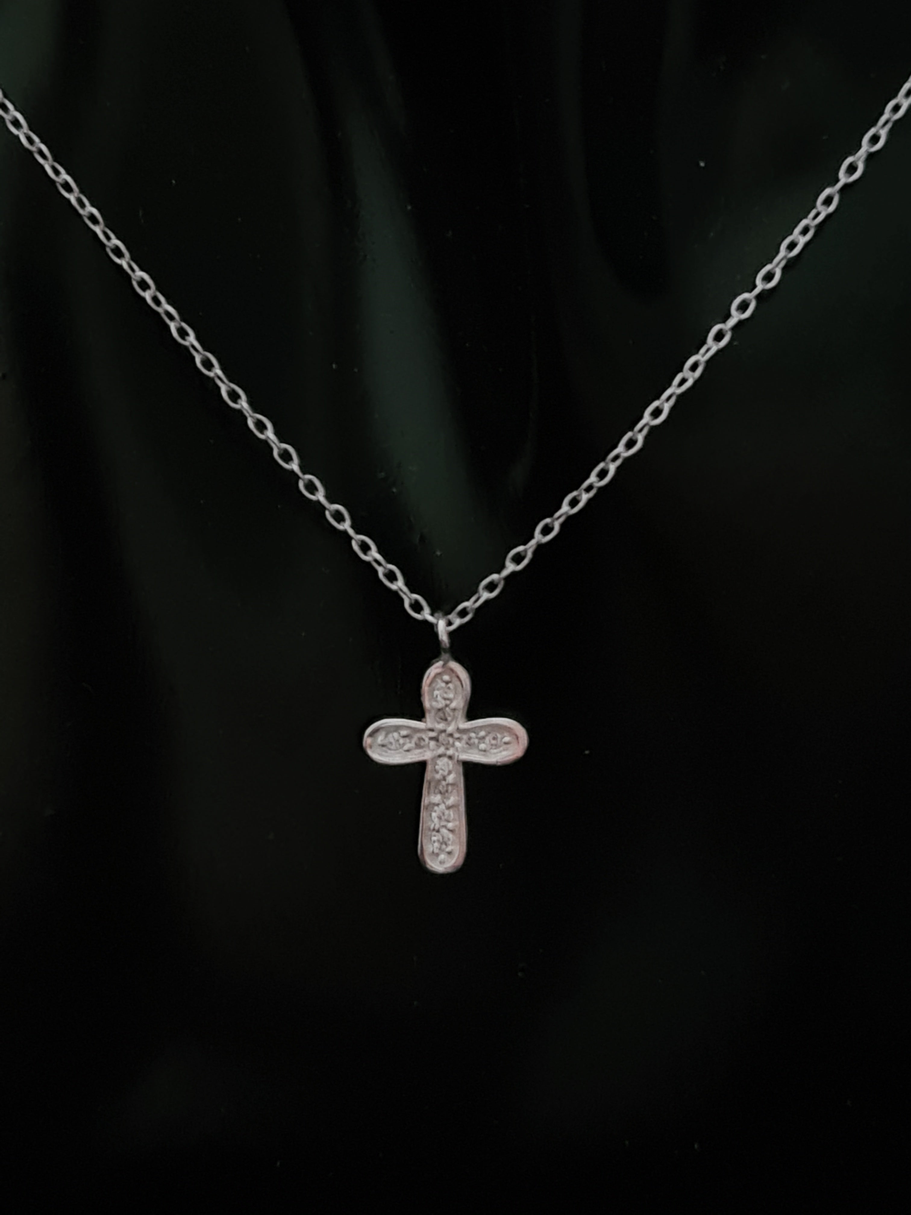 Silver Cross Necklace