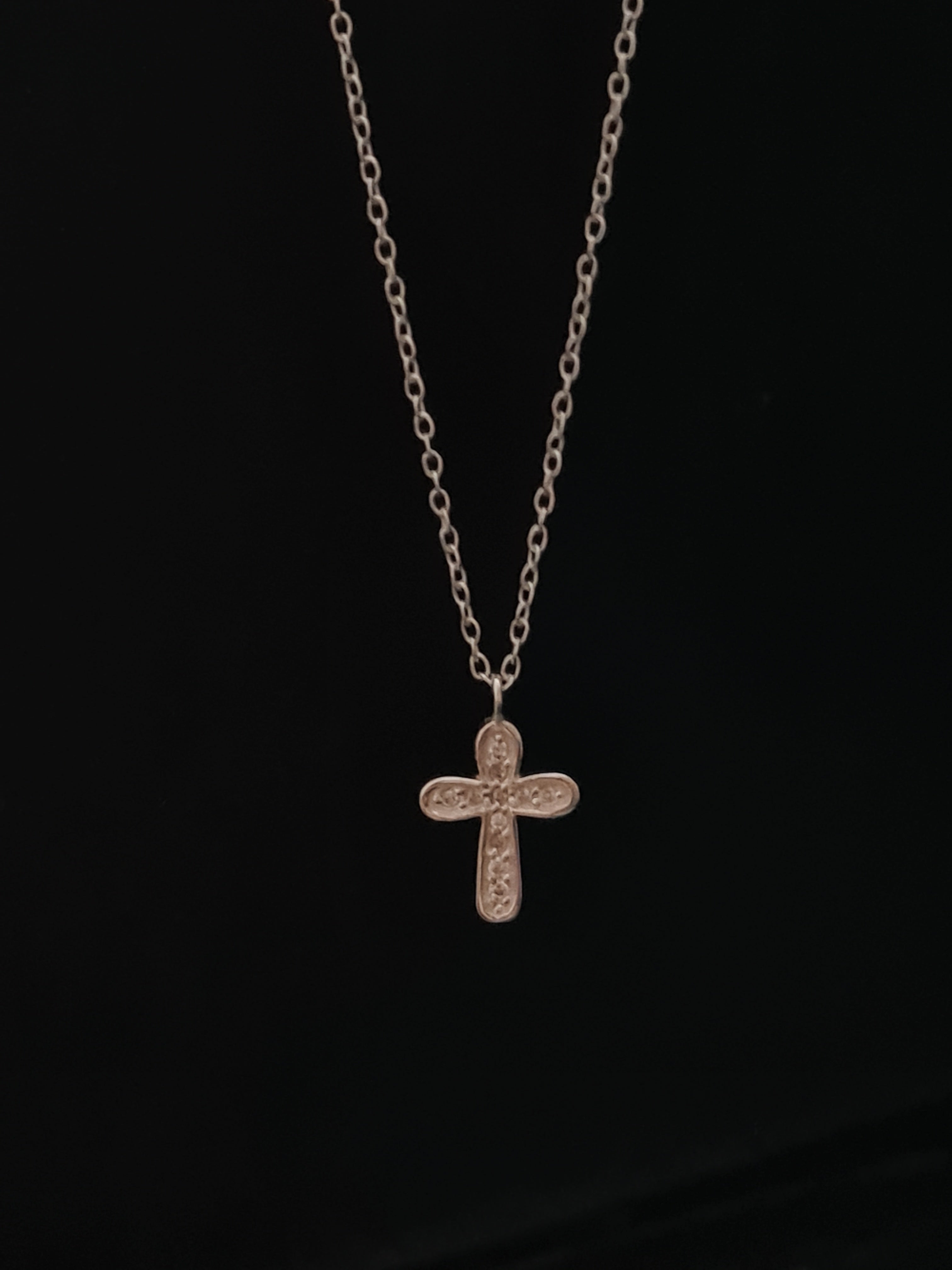 Silver Cross Necklace