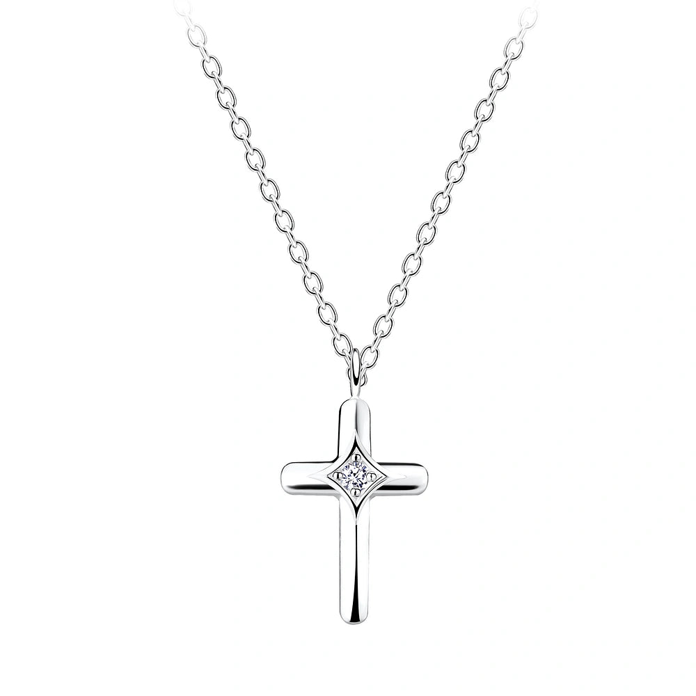 Silver Cross Necklace