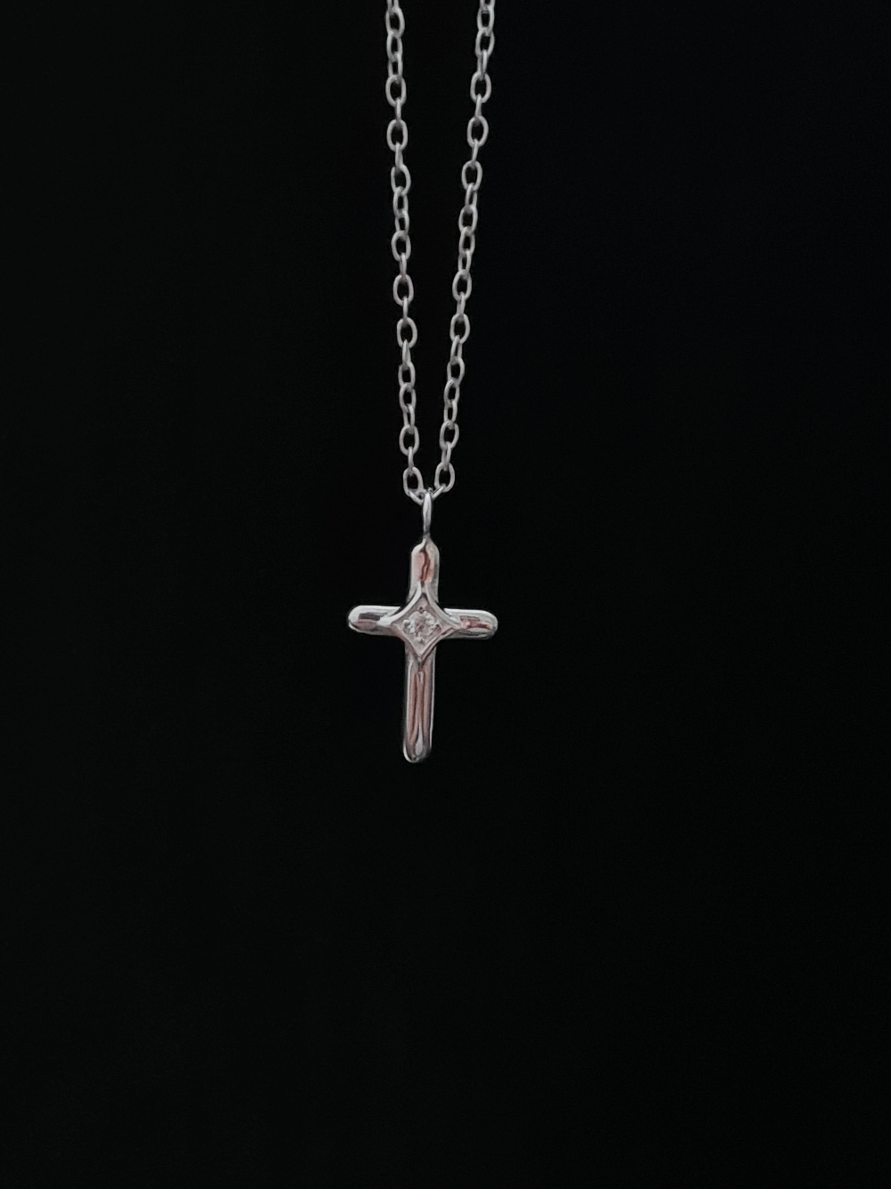 Silver Cross Necklace