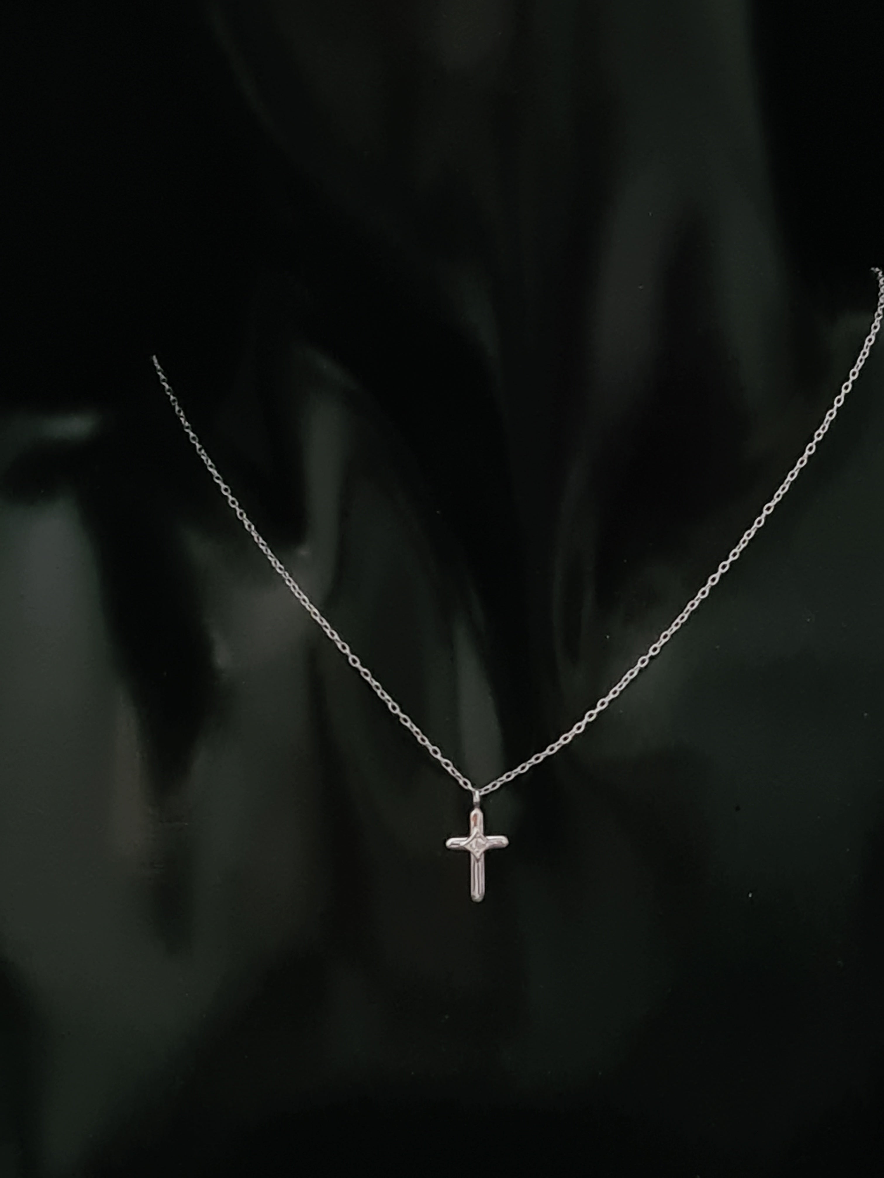 Silver Cross Necklace