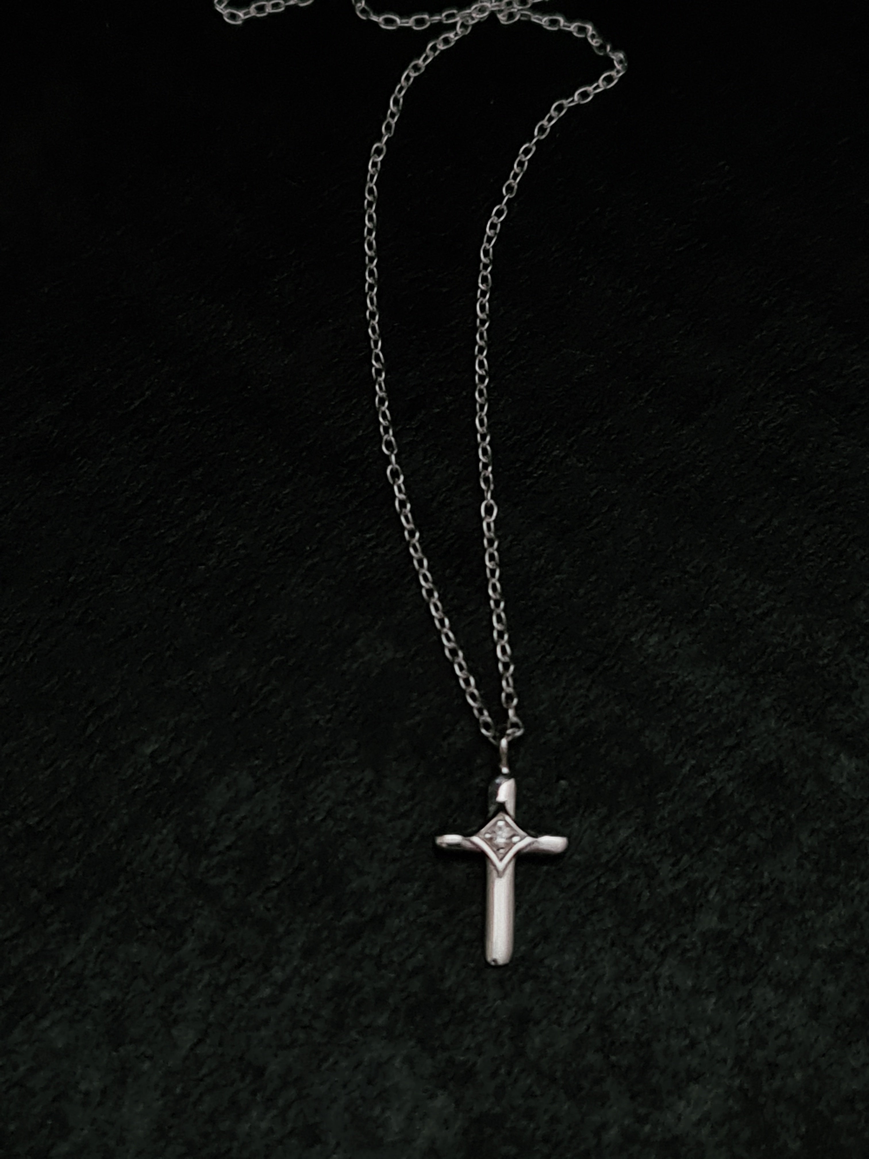 Silver Cross Necklace