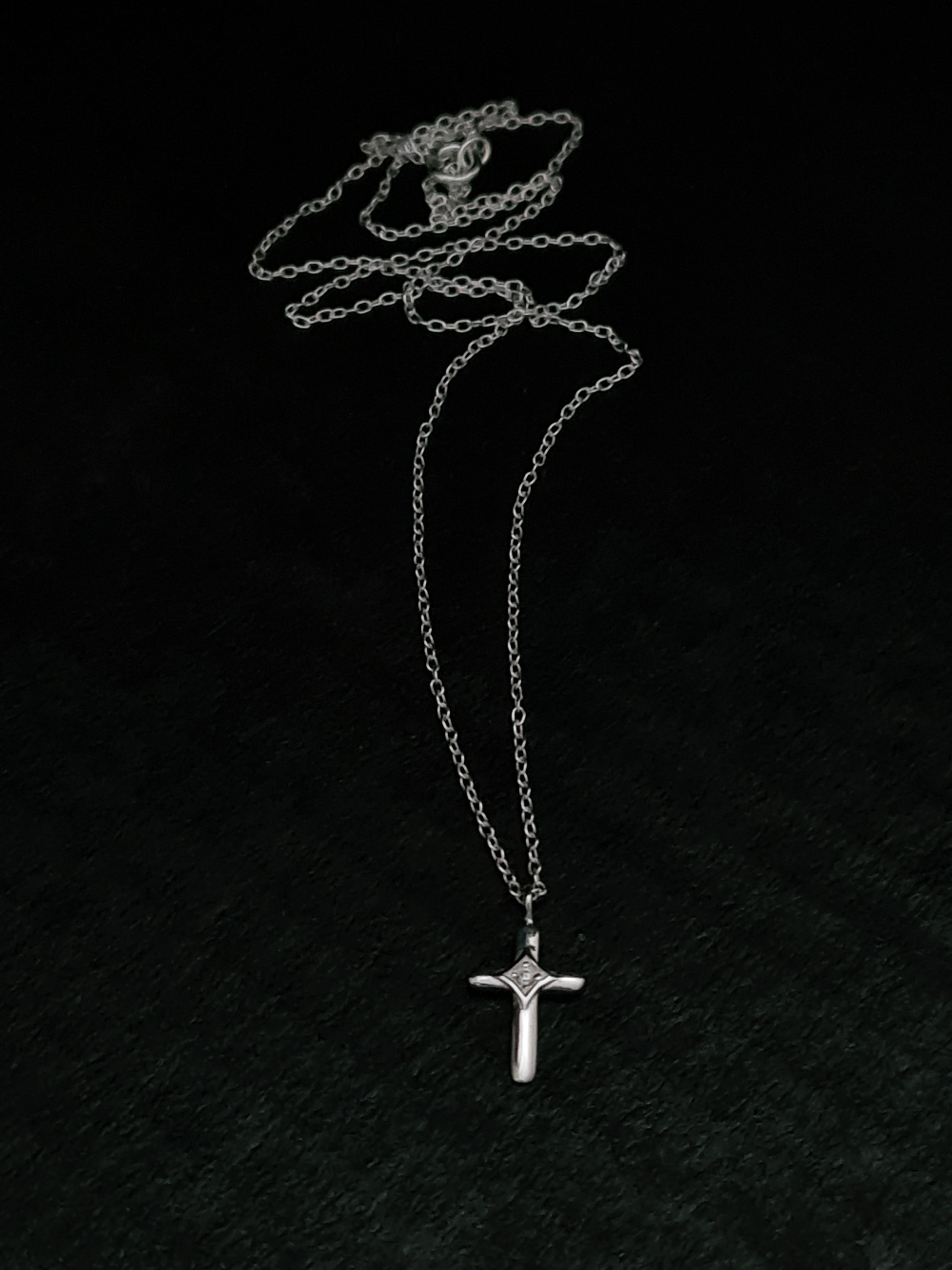 Silver Cross Necklace