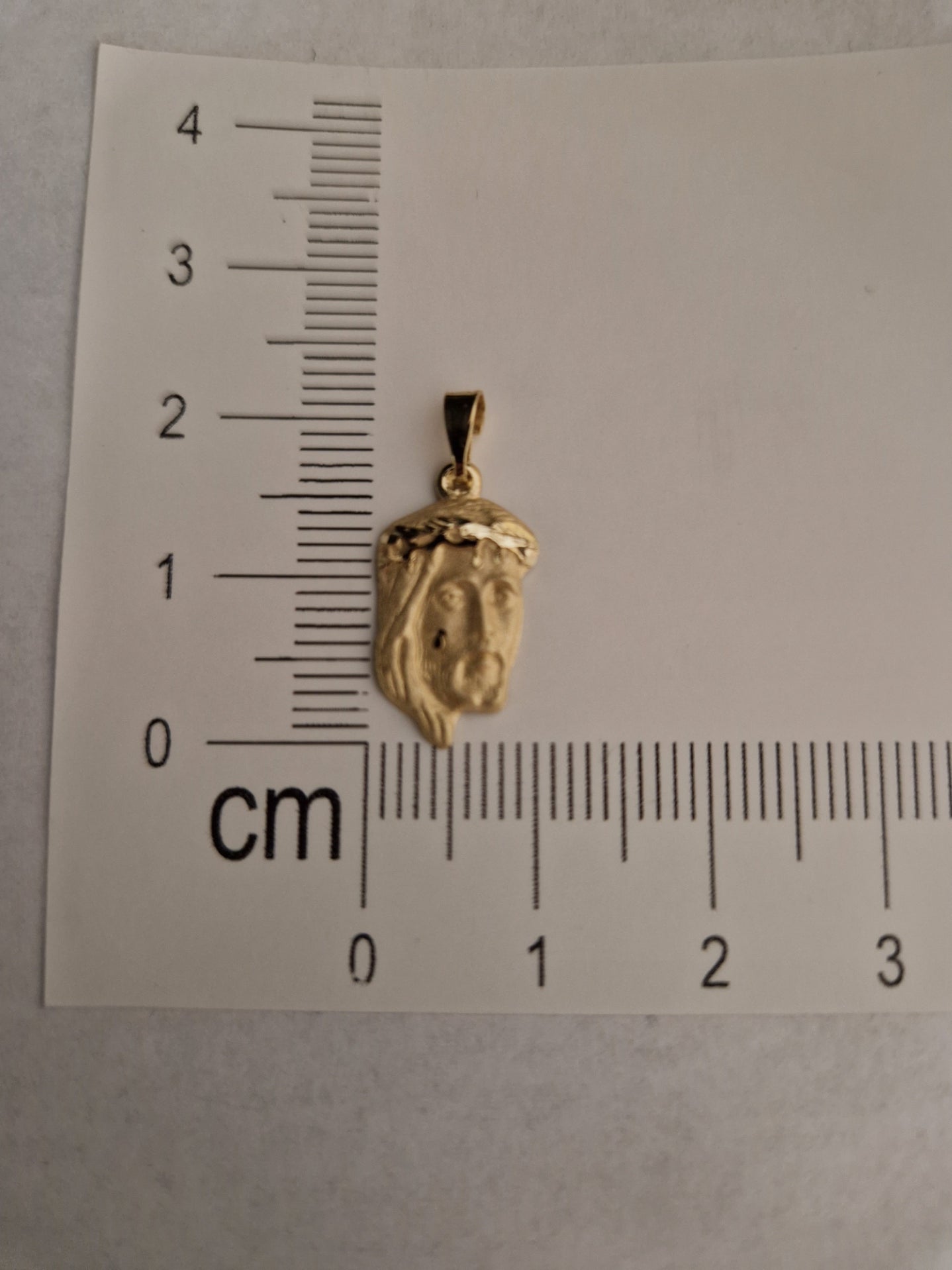 Religion Pendant Jesus Head  in Gold 18k