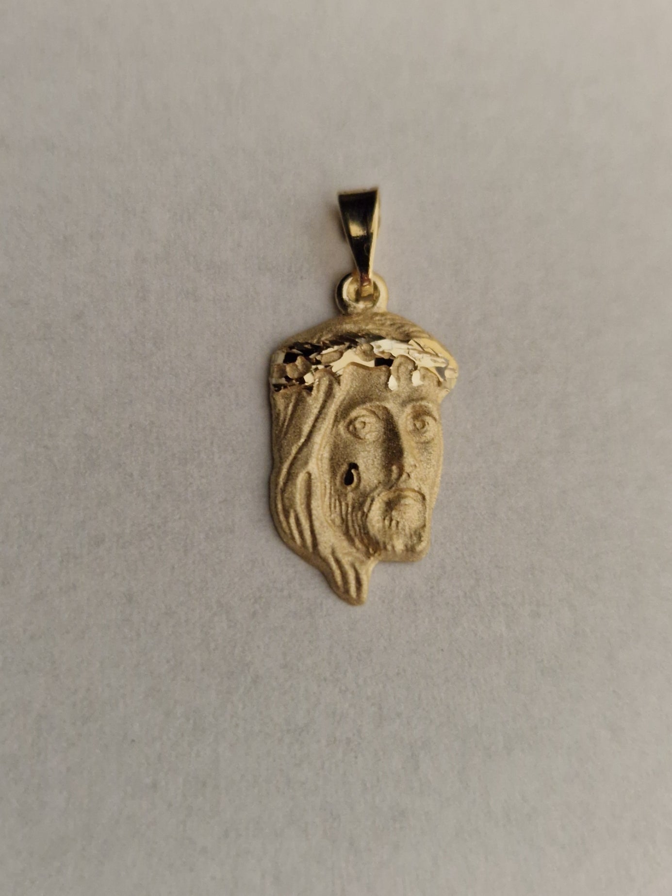 Religion Pendant Jesus Head  in Gold 18k