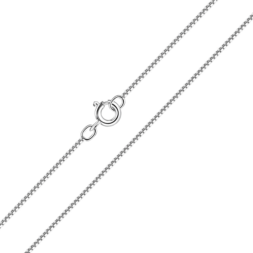 40cm Silver Box Chain