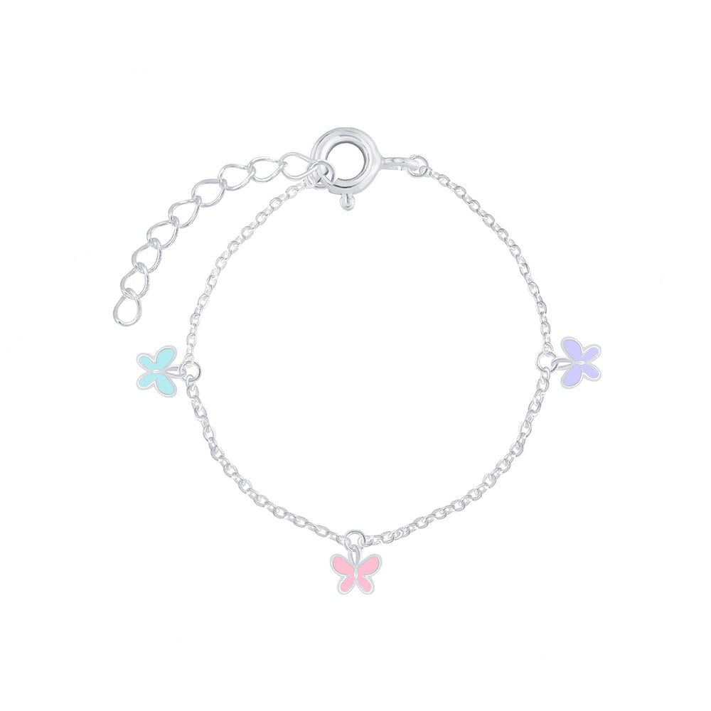 Silver Butterfly Bracelet