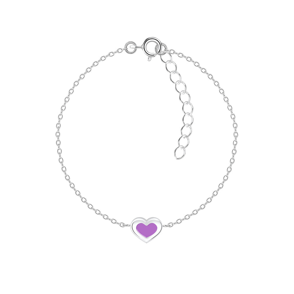 Silver Heart Bracelet