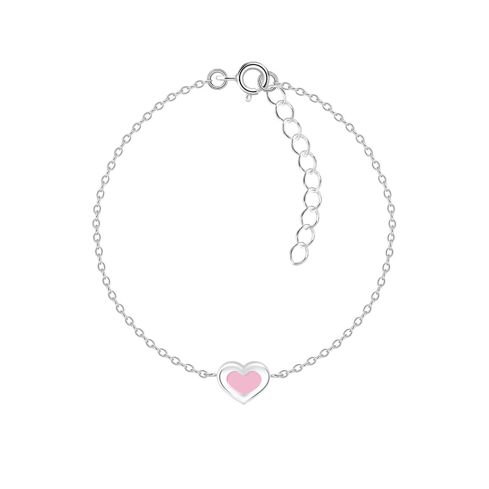 Silver Heart Bracelet