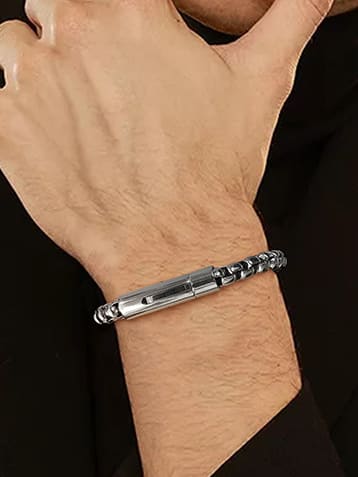 Stainless Steel Irregular Vintage Link Bracelet