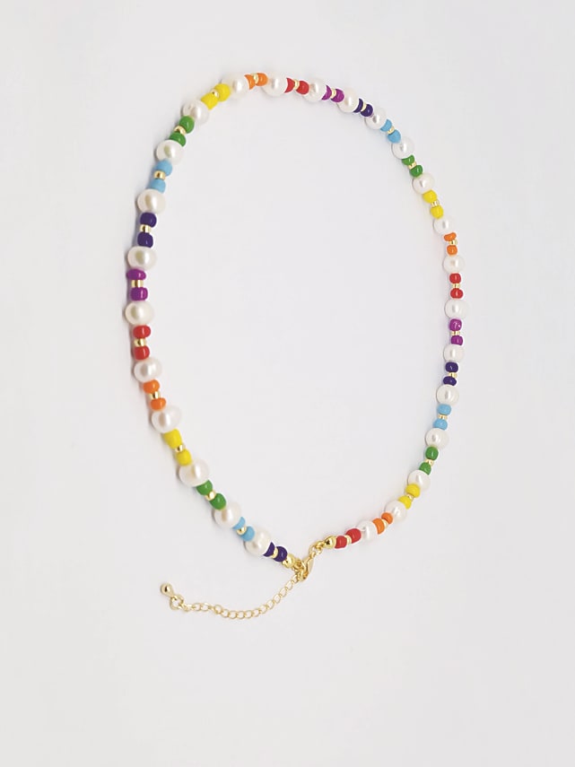 Freshwater Pearl Multi Color Miyuki Beads Bohemia Necklace