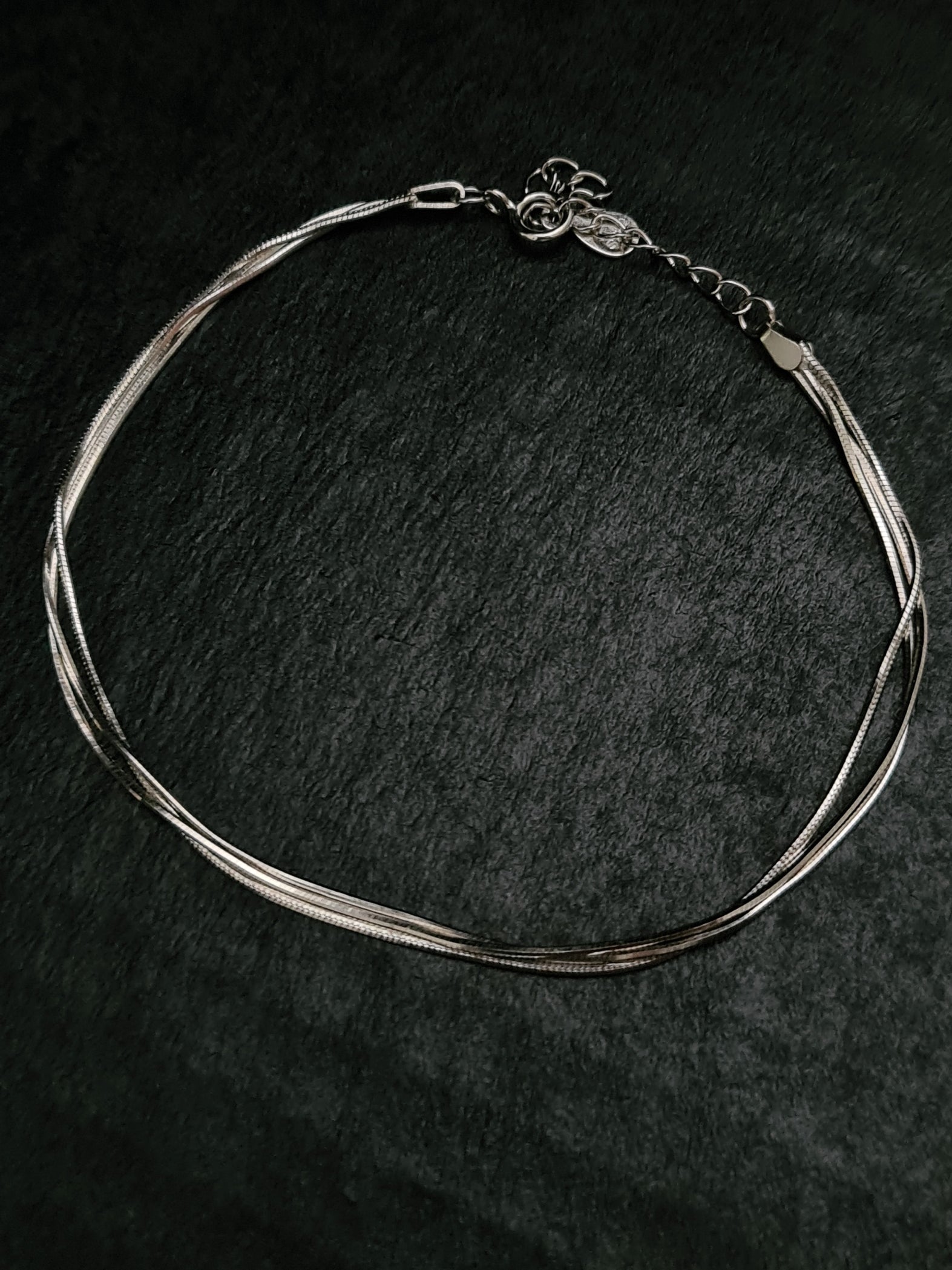 S925 Silver Simple Multi Layer Jadoku Bracelet