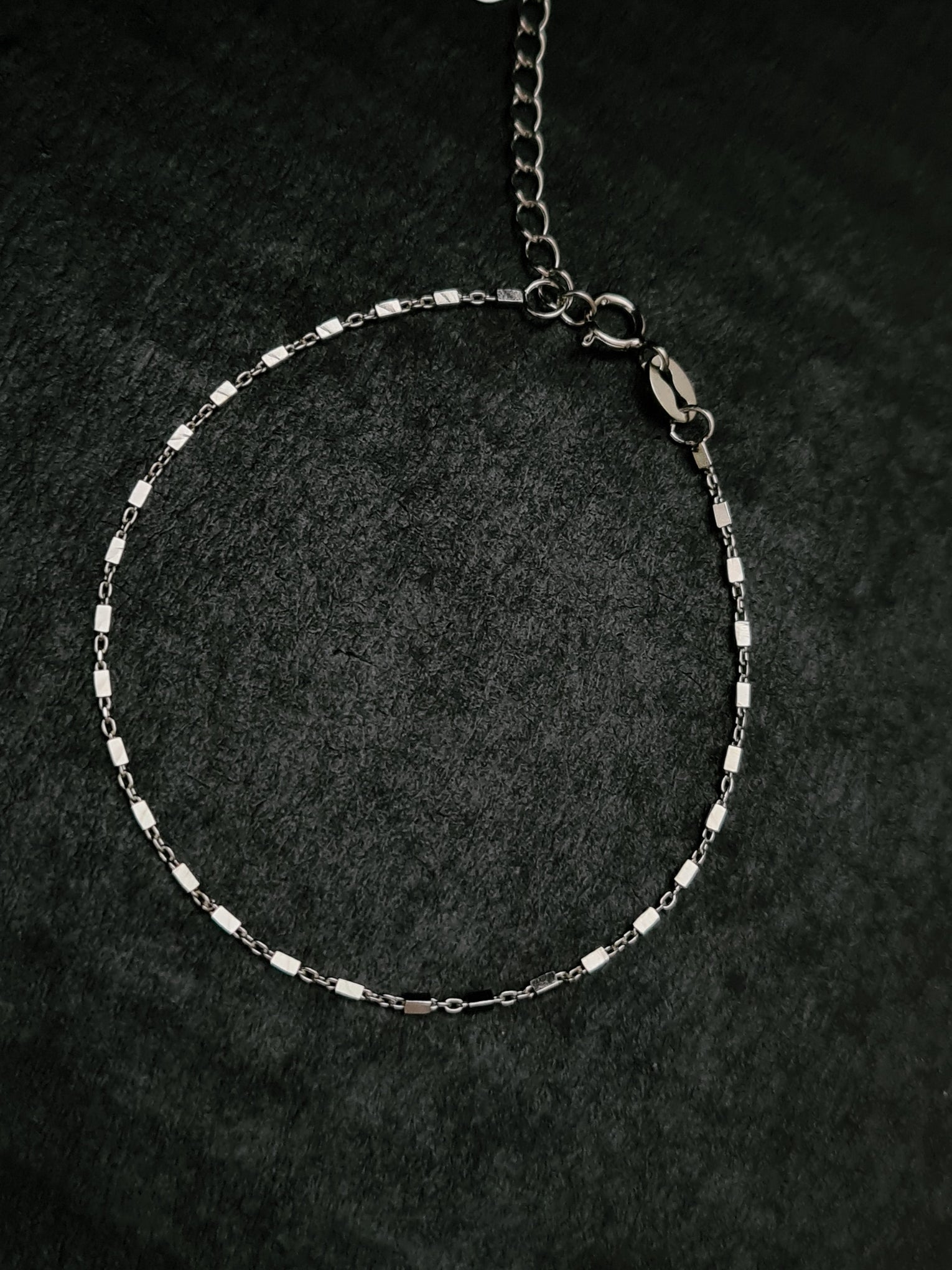 925 Sterling Silver Chain Minimalist Link Bracelet