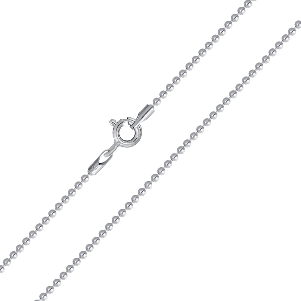 40cm Silver Ball Chain