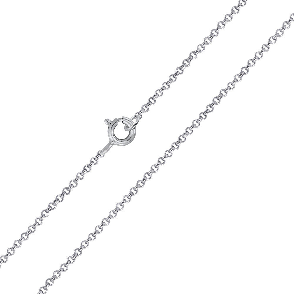 45cm Silver Rolo Chain