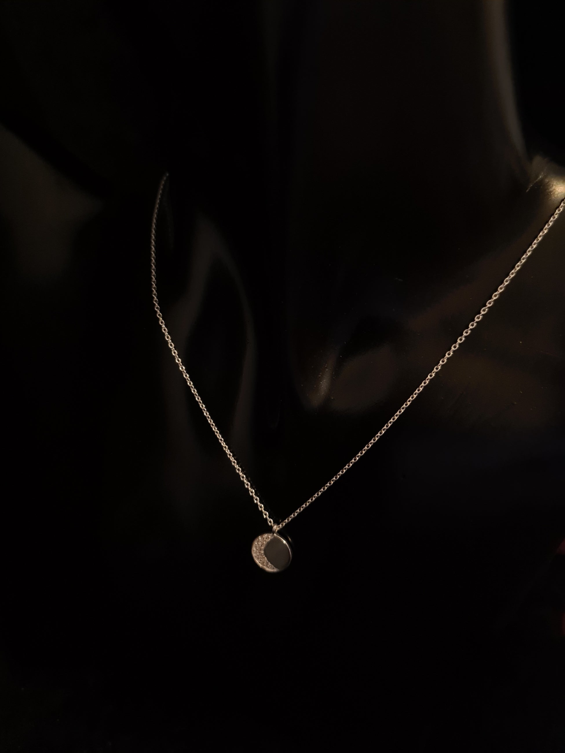 Moon Silver Necklace