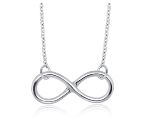 925 INFINITY SHAPED NECKLACES