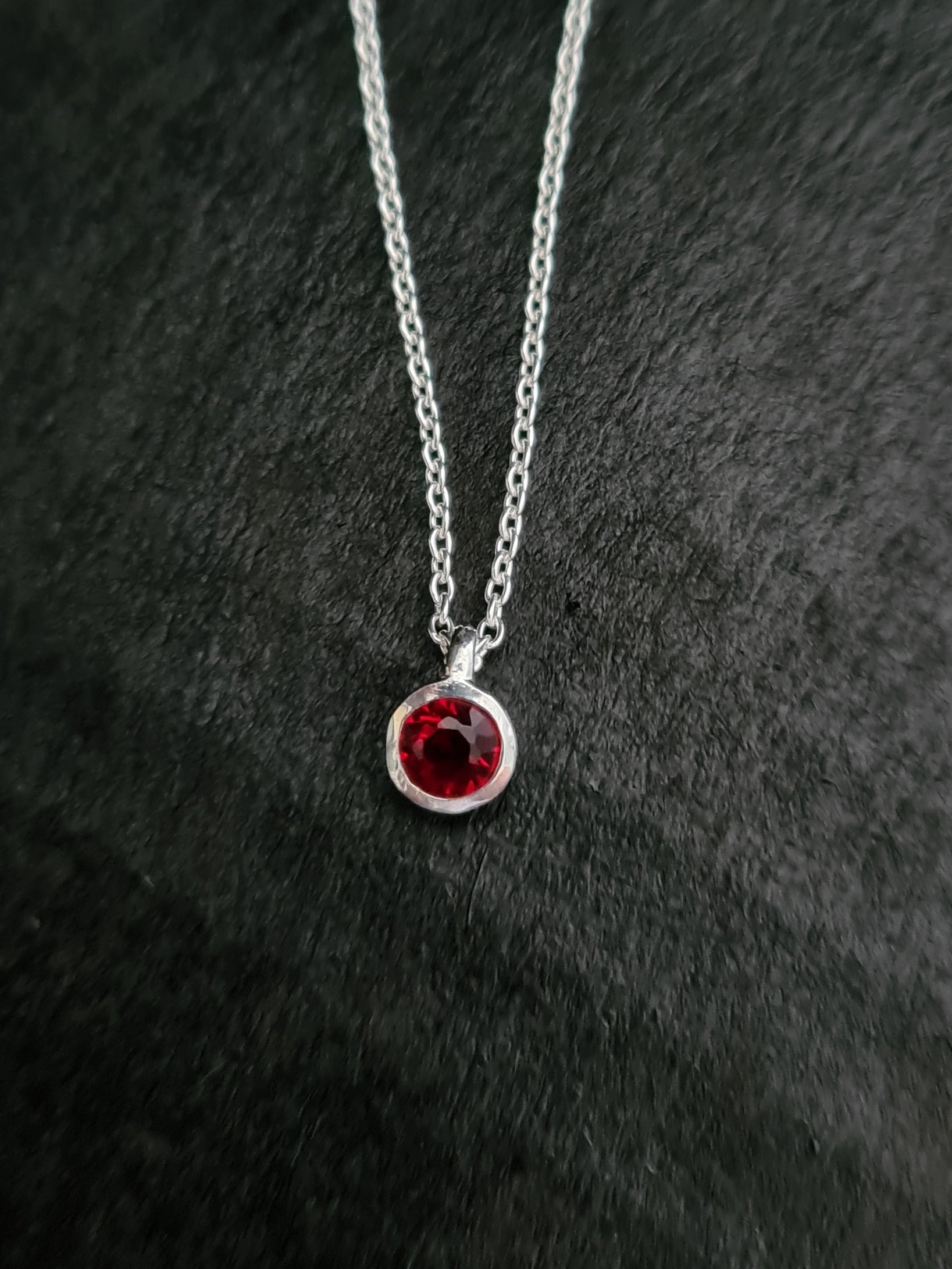 925 NECKLACE SILVER PLAIN CIRCLE