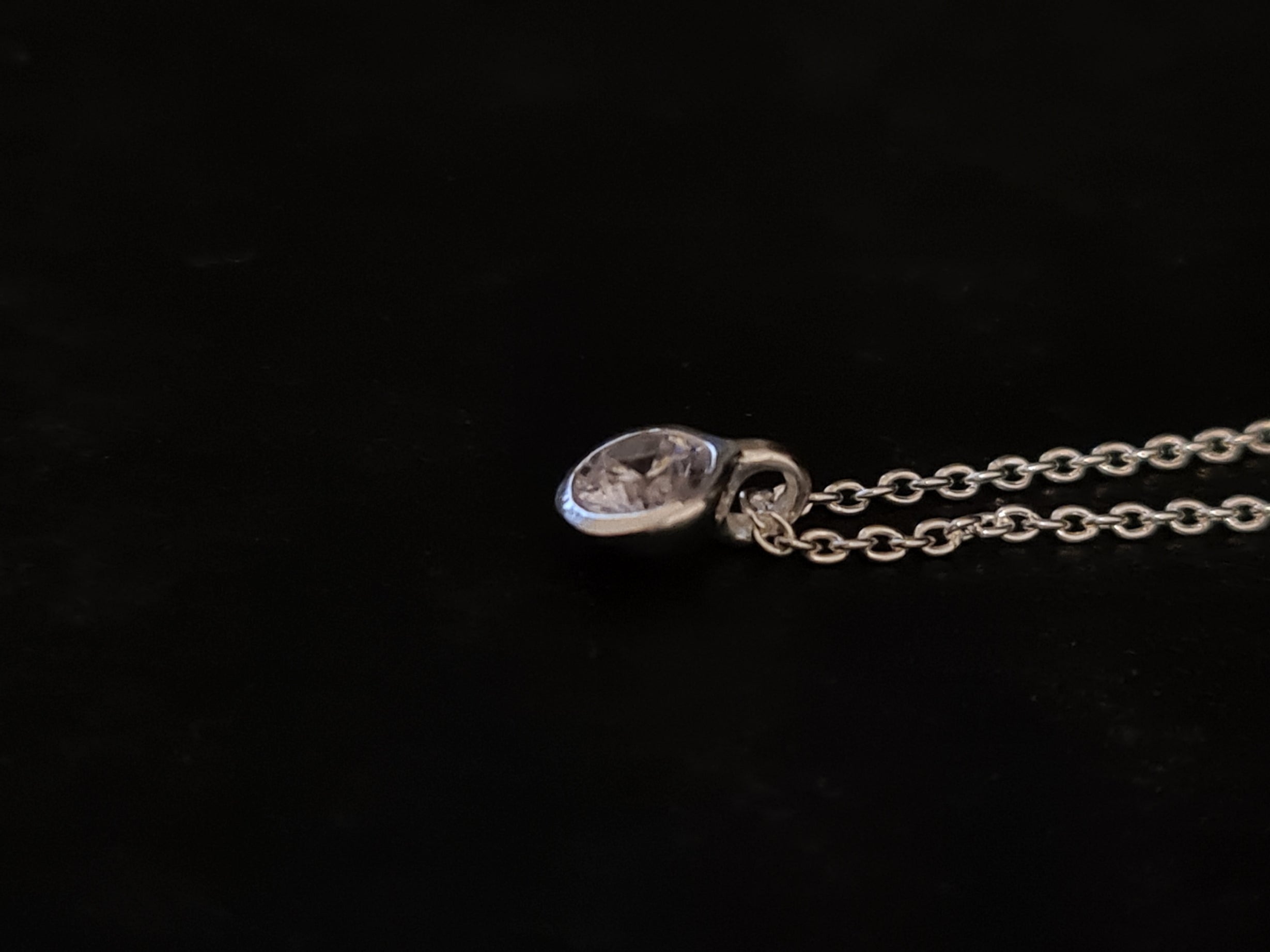 925 NECKLACE SILVER PLAIN CIRCLE