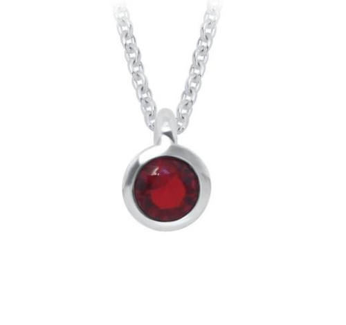 925 NECKLACE SILVER PLAIN CIRCLE