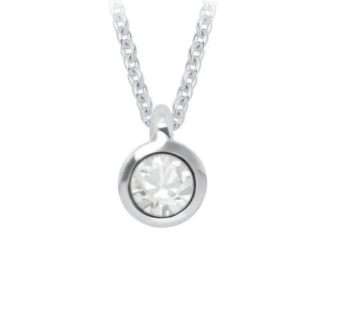 925 NECKLACE SILVER PLAIN CIRCLE